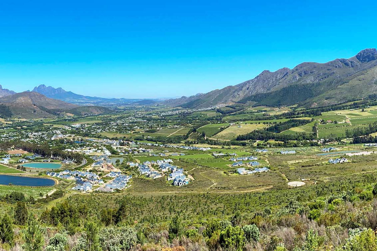 Vall&eacute;e viticole de Franschhoek